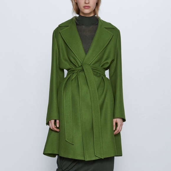 Zara Jackets & Blazers - Zara belted coat
